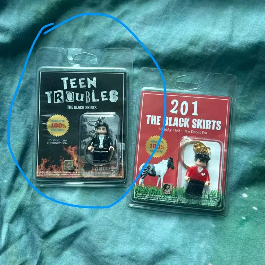 [BUNJANG] The Black Skirts Lego Keychain / 검정치마 레고키링 새상품