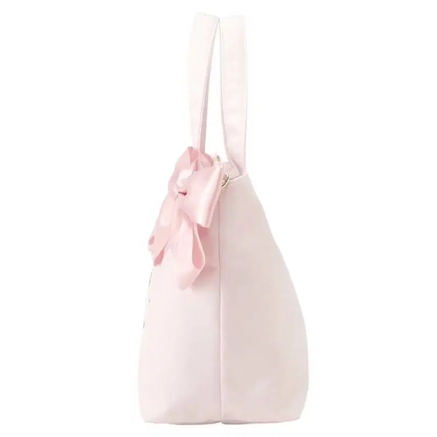 [BUNJANG] Maison de FLEUR Sugar Bunnies Ribbon Tote Bag / [예약] 메종 드 플뢰르 슈가바니즈 리본 토트백 숄더백 시로우사 쿠로우사
