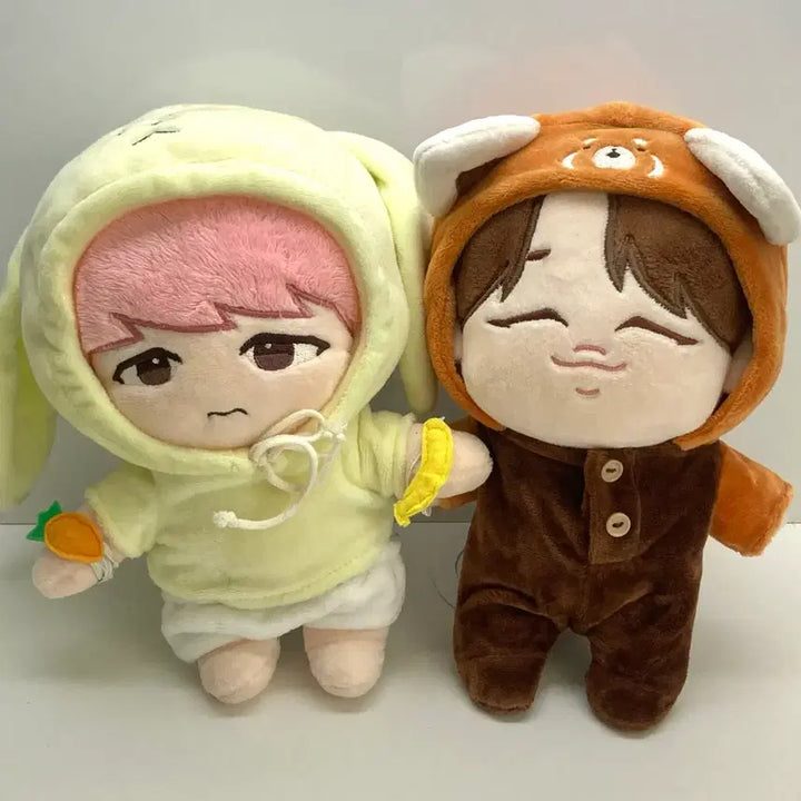 [BUNJANG] 20cm Doll Clothes 8-Piece Bundle Set (Doll Included) / 20cm 인형 옷 8벌 일괄 (인형포함)