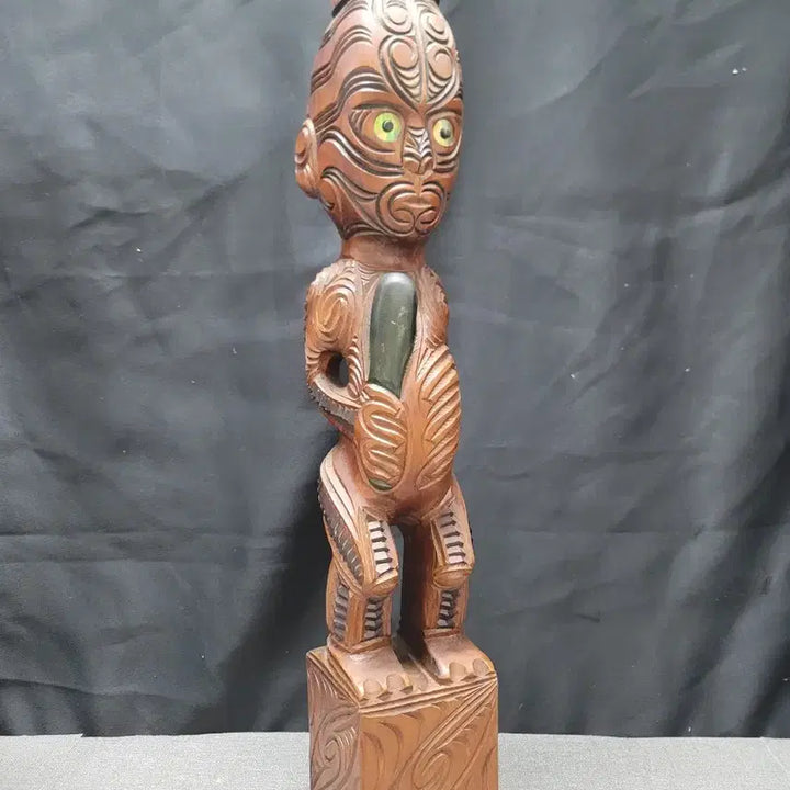 [BUNJANG] New Zealand Top-Grade Wooden Carving Maori Pattern / 뉴질랜드 최상급 목각물