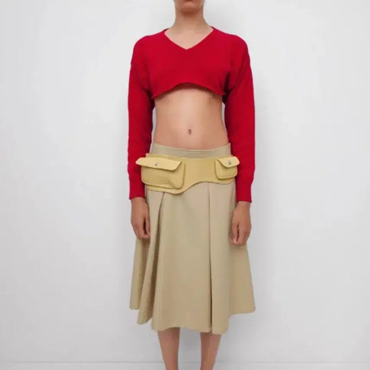 [BUNJANG] Kimaguas IRINA MIDI SKIRT (Beige) / 기마구아스 IRINA MIDI SKIRT (BEIGE)