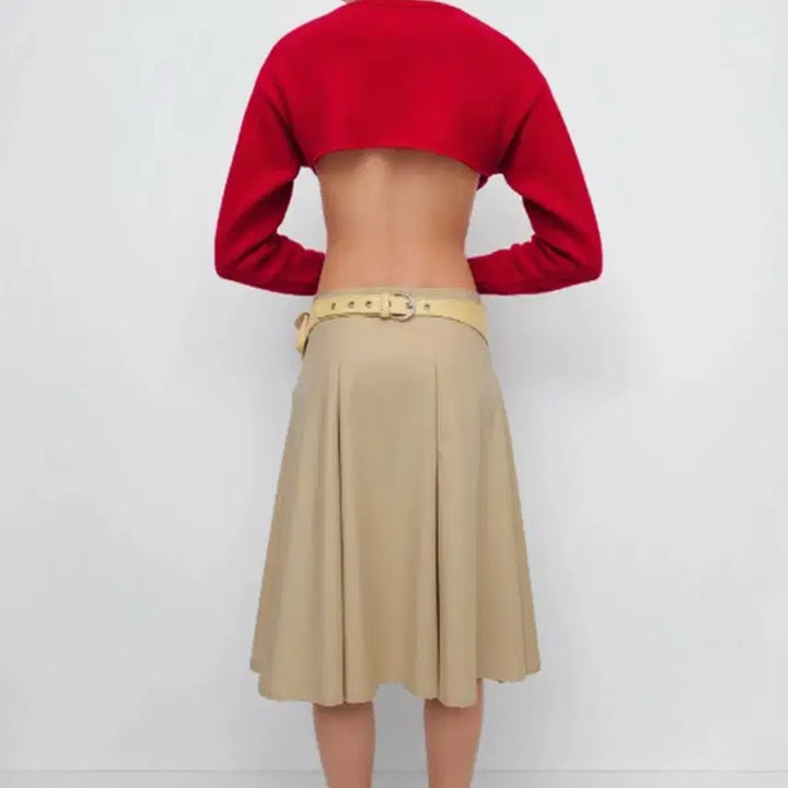 [BUNJANG] Kimaguas IRINA MIDI SKIRT (Beige) / 기마구아스 IRINA MIDI SKIRT (BEIGE)