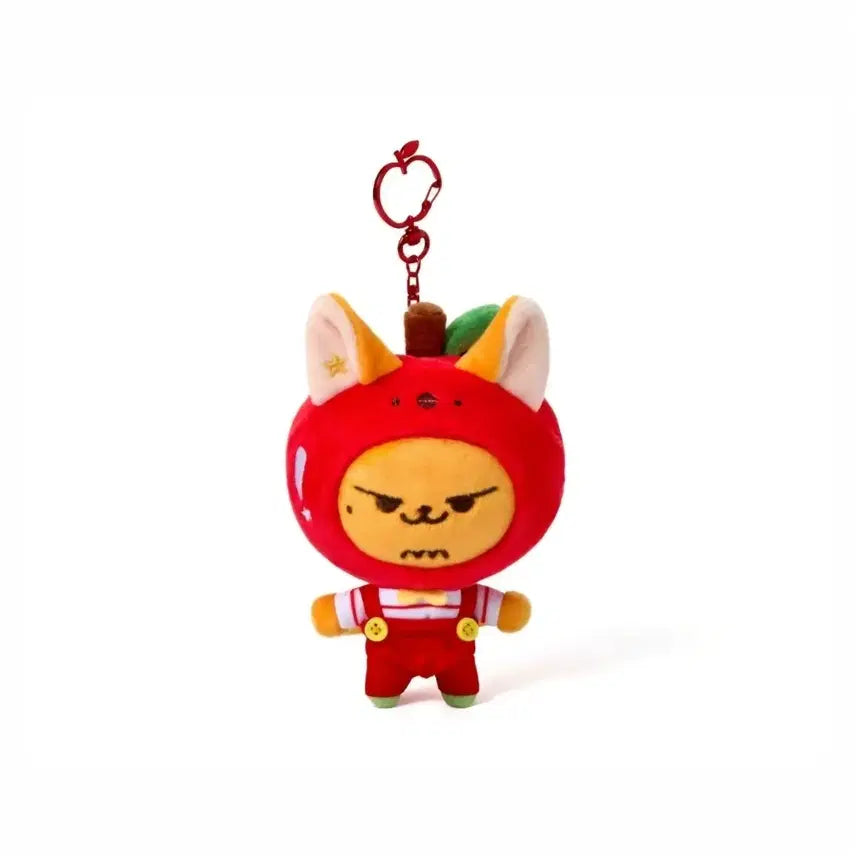 [BUNJANG] TXT Yeonjun Plush Keyring (Apple Ver.) / (연준) 뿔바투 황춘 Plush Keyring (Apple Ver.)