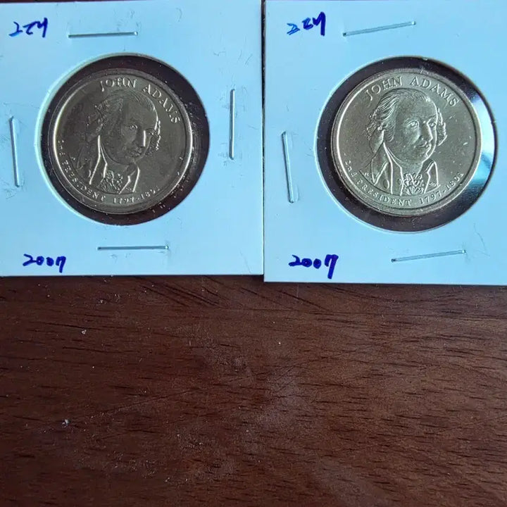 [BUNJANG] US Presidential Mint Coin Set - 2nd President John Adams (2007) / 미국대통령기녕주화(2대)