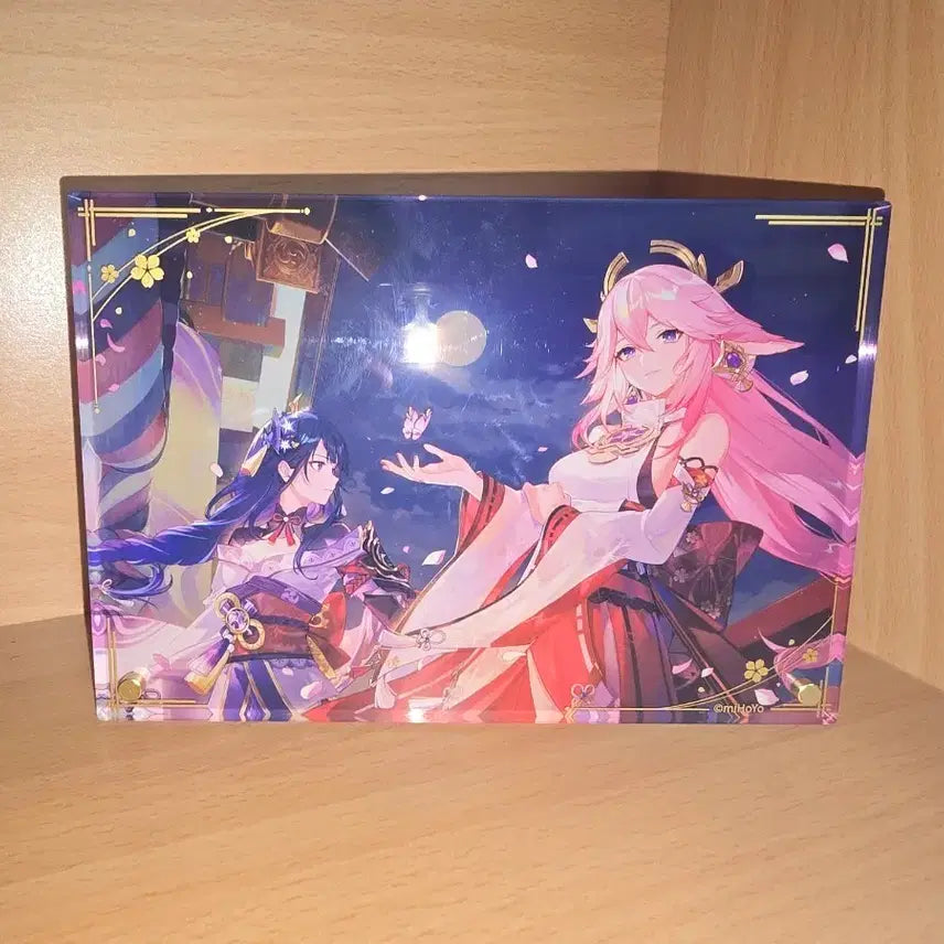 [BUNJANG] Genshin Impact Raiden &amp; Yae Miko Acrylic Standee / 원신 라이덴&amp;미코 아크릴 거치 스탠드