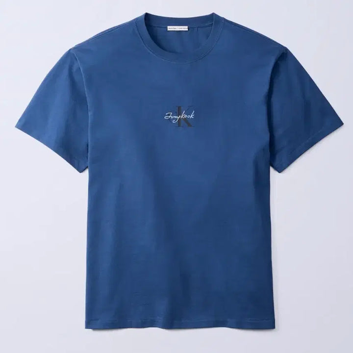[BUNJANG] Calvin Klein Monogram Logo Short Sleeve T-Shirt Jungkook / S) 방탄 정국 캘빈 클라인 모노그램 로고 반팔 티셔츠 CKJK