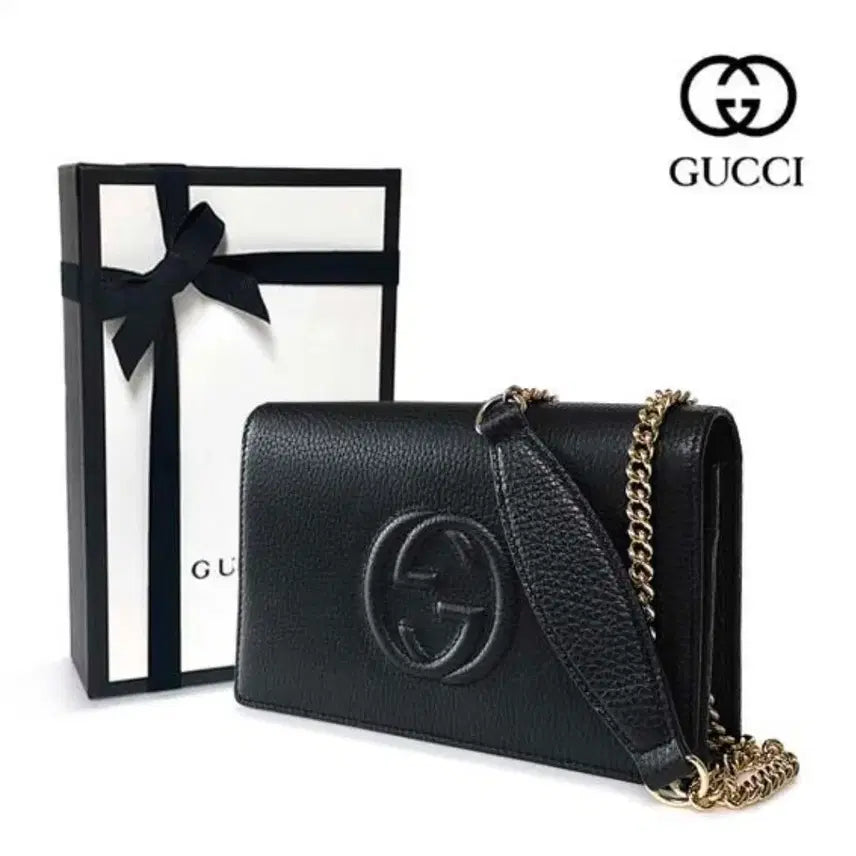 [BUNJANG] Gucci GG Soho Chain WOC Crossbody Bag / 