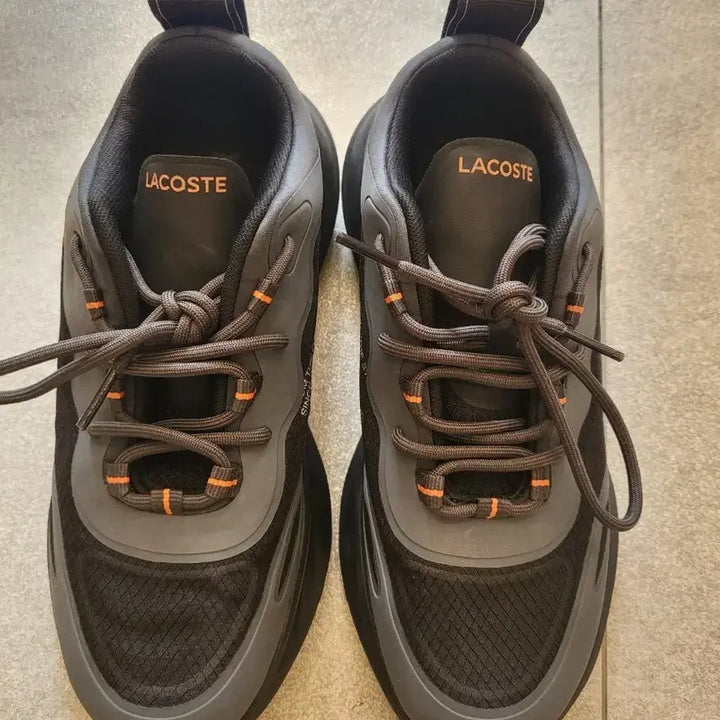 [BUNJANG] Lacoste Sneakers Black UK 4 / 라코스테스니키즈블랙uk4