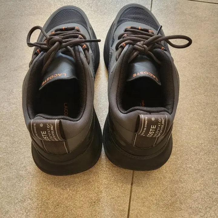 [BUNJANG] Lacoste Sneakers Black UK 4 / 라코스테스니키즈블랙uk4