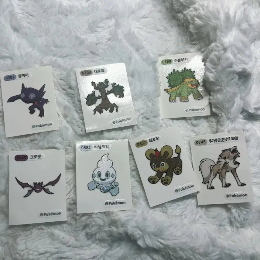 [BUNJANG] Pokemon Stickers Bundle / 포켓몬 띠부씰 판매 띠부띠부씰 포켓몬스터
