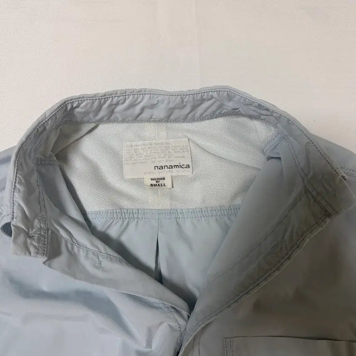 [BUNJANG] nanamica Coolmax Regular Collar Shirt Sky Blue / 나나미카 쿨맥스 레귤러 칼라 셔츠 스카이 블루