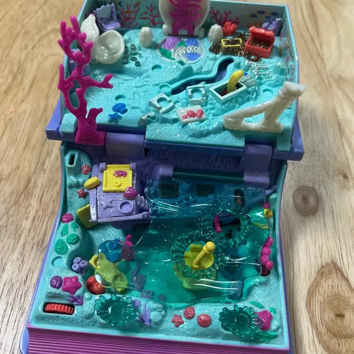 [BUNJANG] Vintage Sparkling Mermaid Polly Pocket Playset / 고전 폴리포켓 스파클링 머메이드