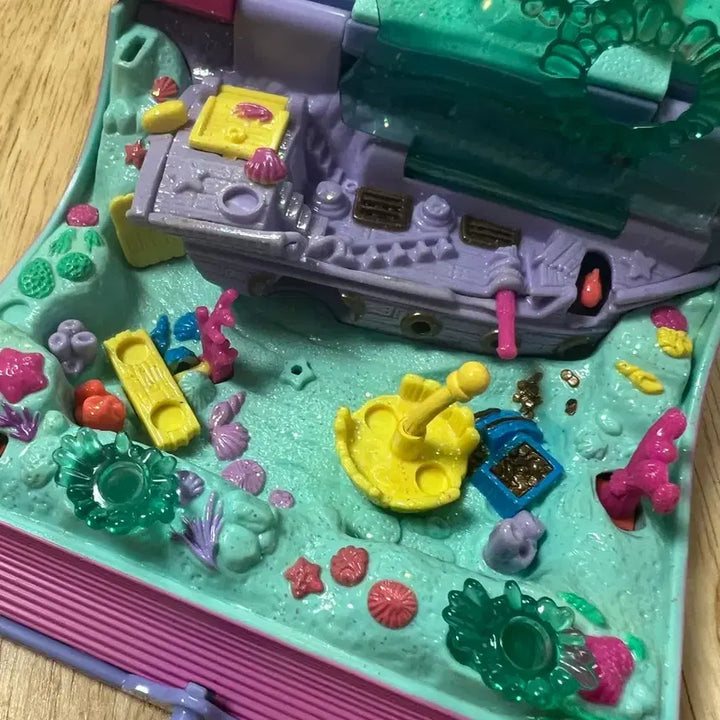 [BUNJANG] Vintage Sparkling Mermaid Polly Pocket Playset / 고전 폴리포켓 스파클링 머메이드