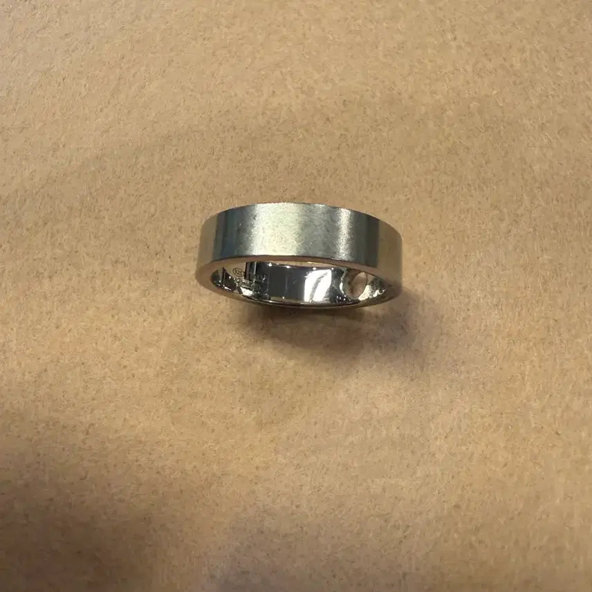 [BUNJANG] Maison Margiela Number Logo Slim Band Ring / 메종 마르지엘라 넘버 로고 슬림 밴드 링