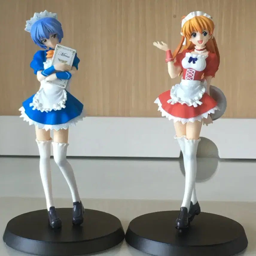 [BUNJANG] Evangelion Rei Ayanami Asuka Langley Maid Figure / 에반게리온 레이 아스카 메이드 피규어