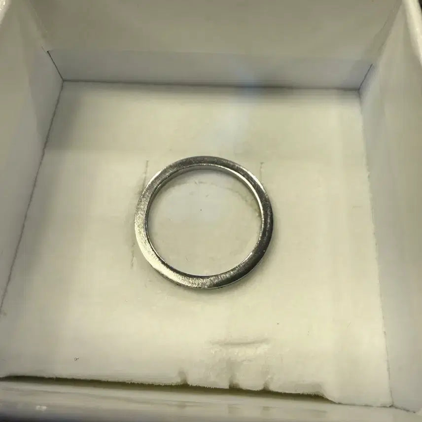 [BUNJANG] Maison Margiela Number Logo Slim Band Ring / 메종 마르지엘라 넘버 로고 슬림 밴드 링