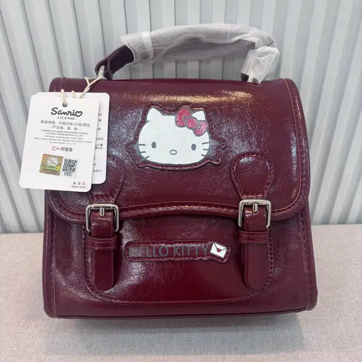 [BUNJANG] Hello Kitty Burgundy Bag / 헬로키티 가방 버건디