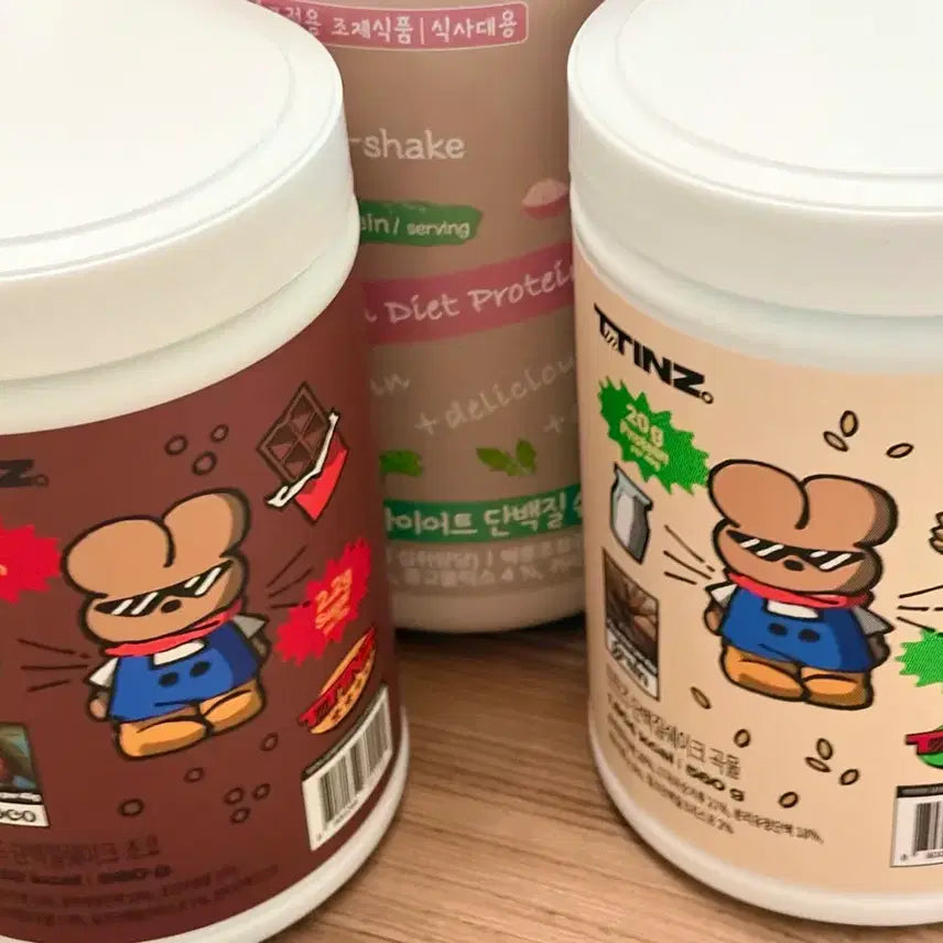 [BUNJANG] Tintins &amp; Dalsim Protein Shake Bundle (Choco &amp; Grain) / 새상품 틴틴즈 단백질쉐이크 달심 단백질 쉐이크