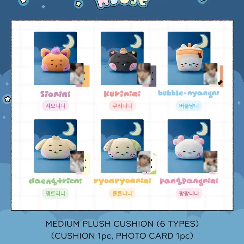 [BUNJANG] Wishnini Yushi Ryu Cushion Photocard / 위시니니 쿠션포카 유우시 료
