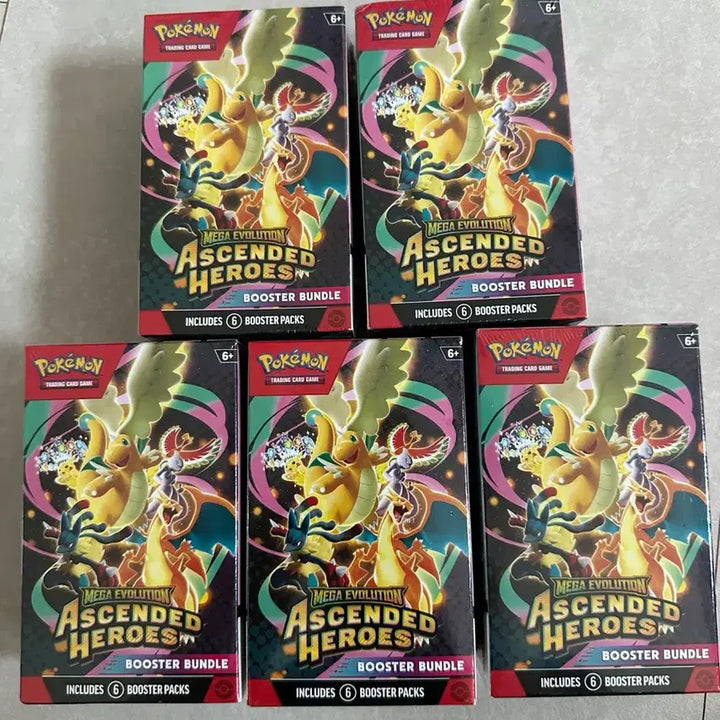 [BUNJANG] Pokemon Center Ascended Heroes Booster Box (Sealed) / 포켓몬박스 미개봉 어센디드 히어로즈 부스터 AH 번들 포켓몬카드(교환x)