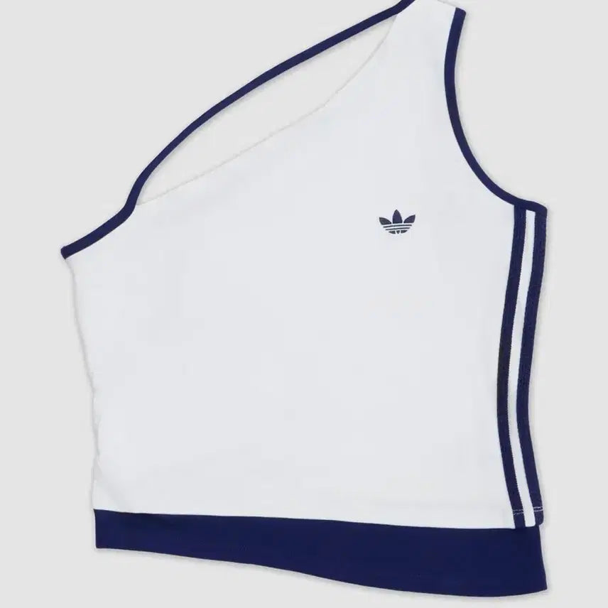 [BUNJANG] Adidas Tank One Shoulder Top White Night Sky KY5696 / 아디다스 탱크 원숄더 탑 화이트 나이트스카이 KY5696 새제품