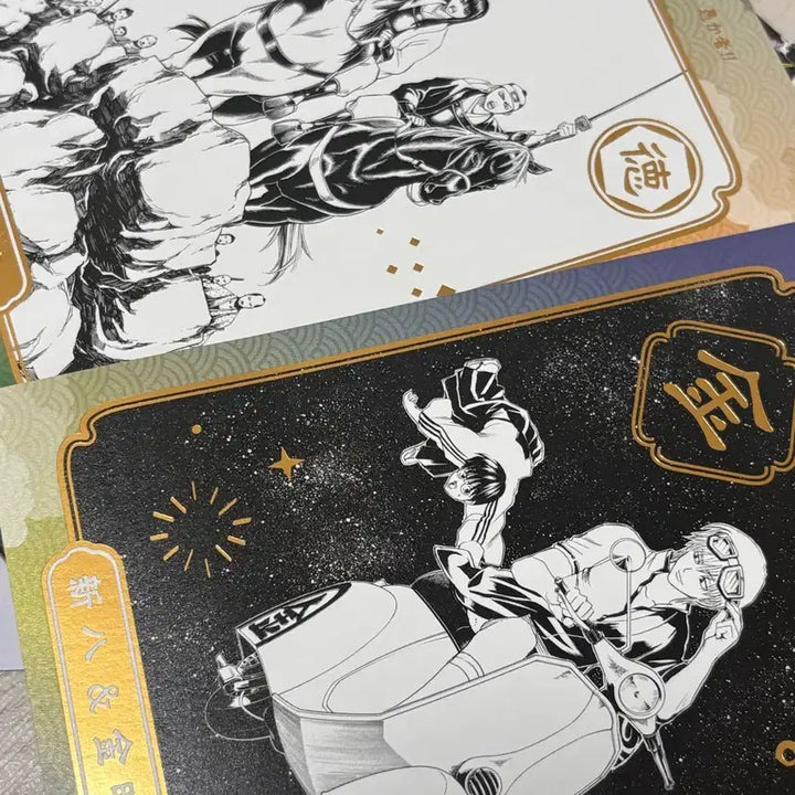[BUNJANG] Gintama Jump Shop Kirararara Postcard / 은혼 점프샵 중프샵 키라피카 엽서