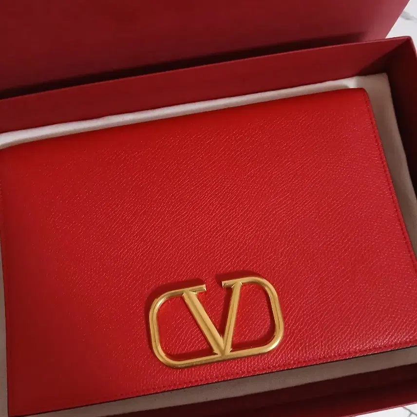 [BUNJANG] Valentino V Logo Clutch Set / 새상품 > 발렌티노 클러치 풀세트