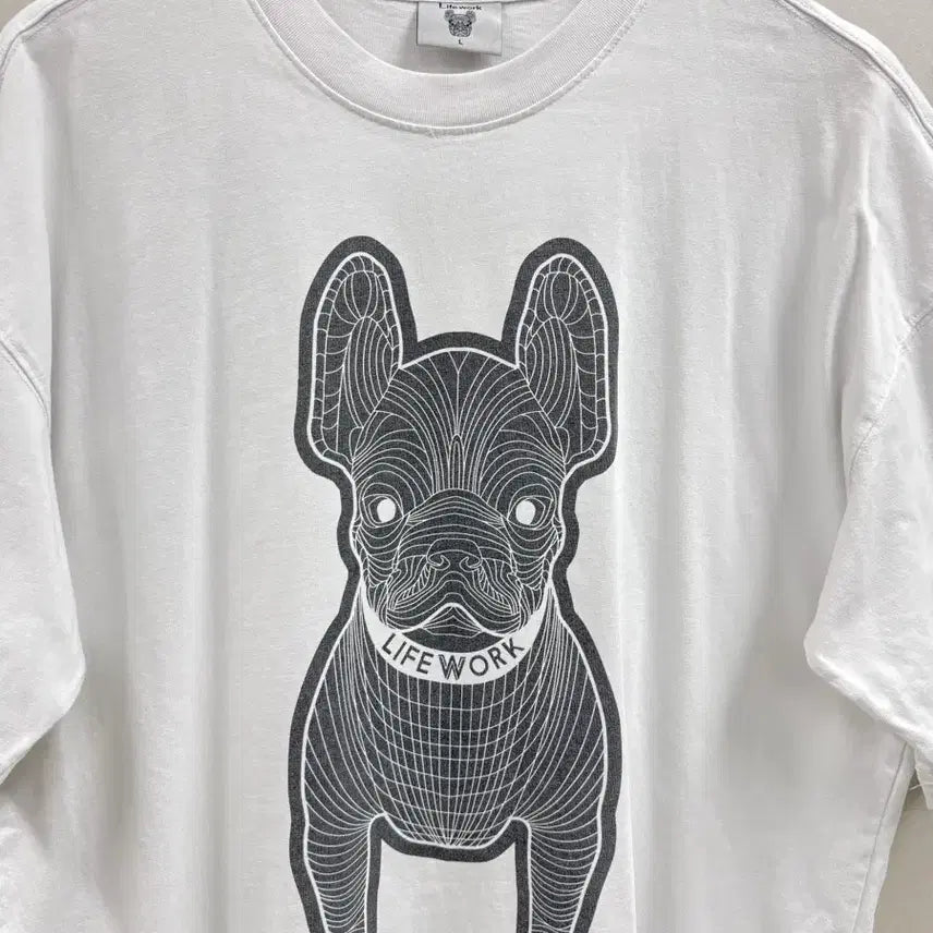 [SOLD OUT] 남성 L / 라이프워크 라독 반팔티 화이트