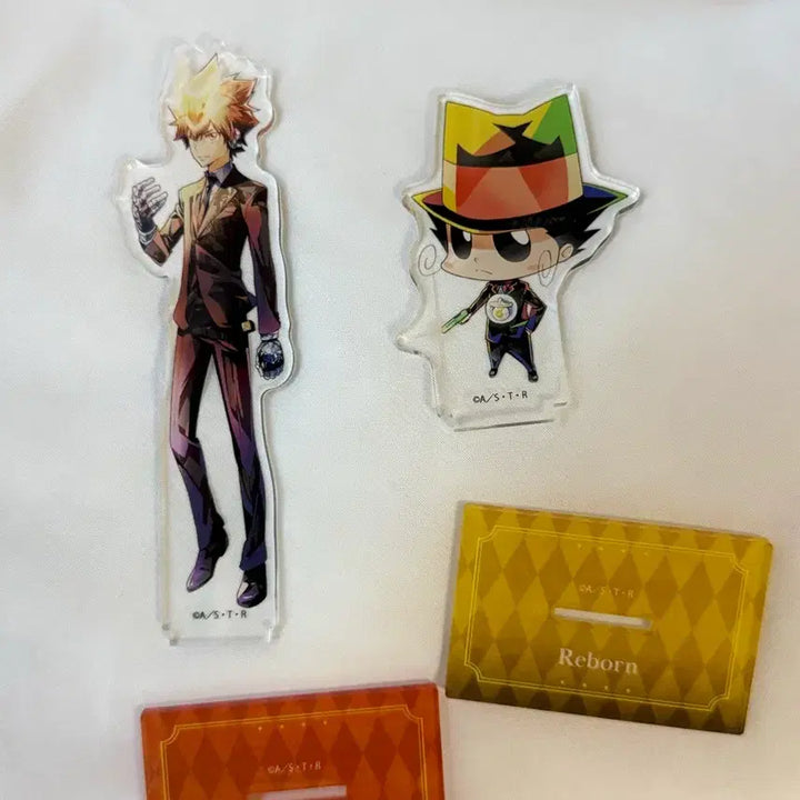 [BUNJANG] Reborn! Tsuna Sawada &amp; Ryoheihigashi Acrylic Stand Bundle / 가히리 페일톤 초이스편 아크릴스탠드 츠나요시 리본 일괄
