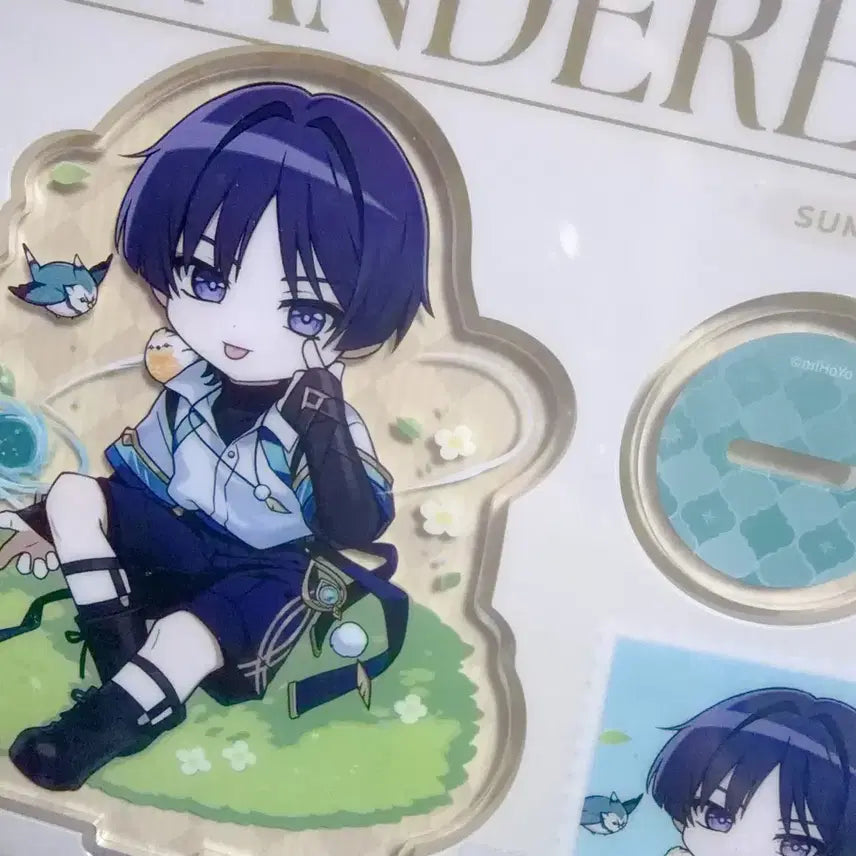 [BUNJANG] Genshin Impact Wanderer Picnic Acrylic Stand / 원신 방랑자 카페 소풍 아크릴스탠드
