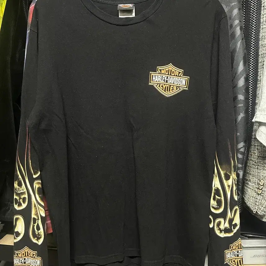 [BUNJANG] Vintage Harley-Davidson USA Long Sleeve T-Shirt / 빈티지 할리 USA 롱슬리브