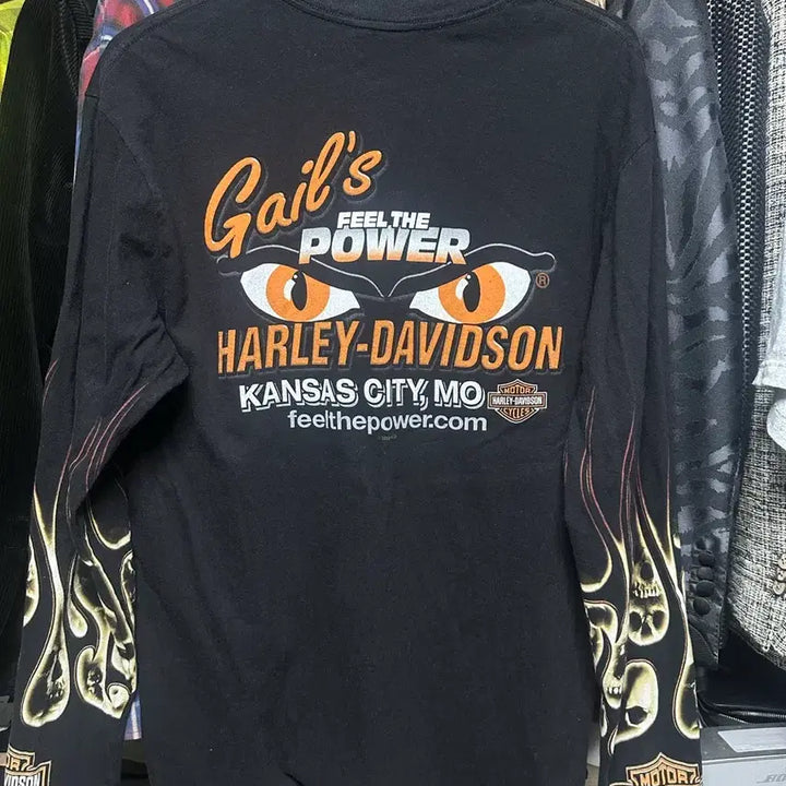 [BUNJANG] Vintage Harley-Davidson USA Long Sleeve T-Shirt / 빈티지 할리 USA 롱슬리브