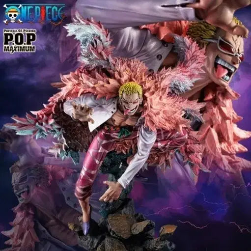 [BUNJANG] One Piece POP Maximum Doflamingo Figure with Jaxdoo Resin Base Parts / 원피스pop맥시멈 도플라밍고 피규어 잭스두 레진베이스 파츠