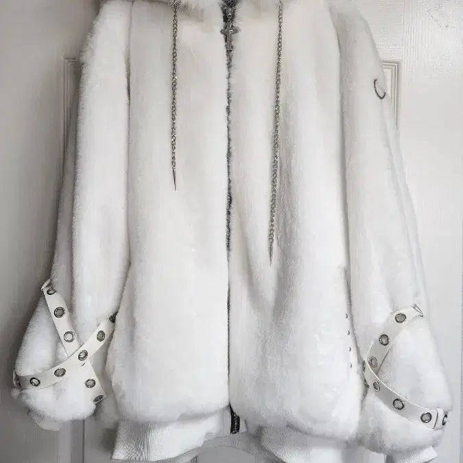 [BUNJANG] Dimmoire Parka Fur Parka / 딤모아르 양 파카 퍼파카 처분