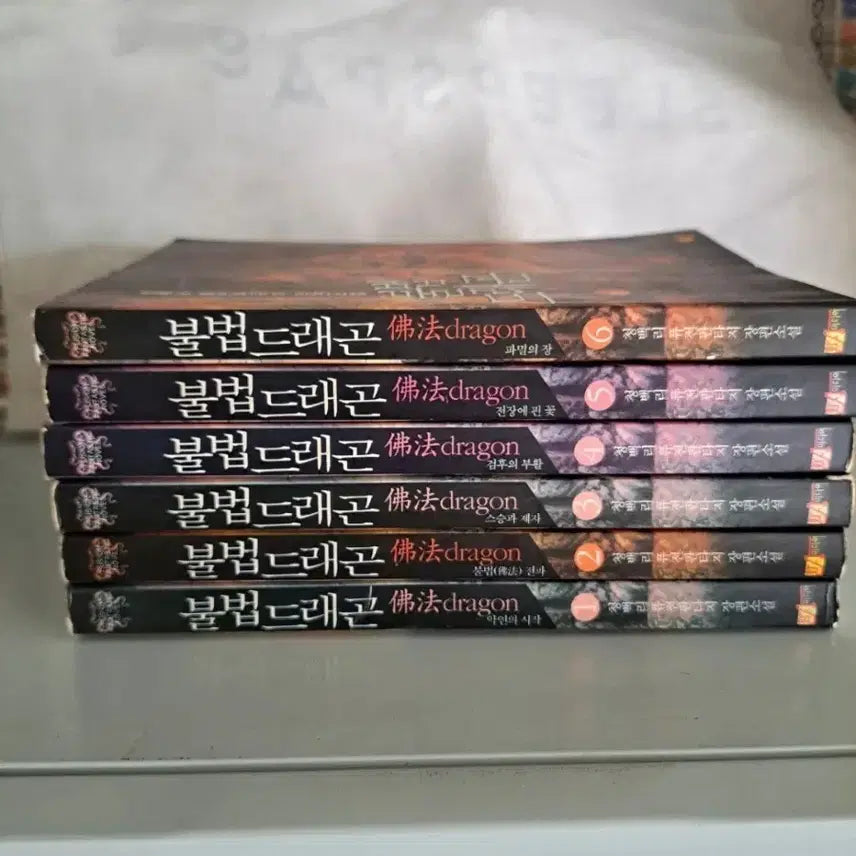 [BUNJANG] Bubeop Dragon Fantasy Novel Set Volumes 1-6 / 판타지 소설책 부법 드래곤 1-6권 일괄