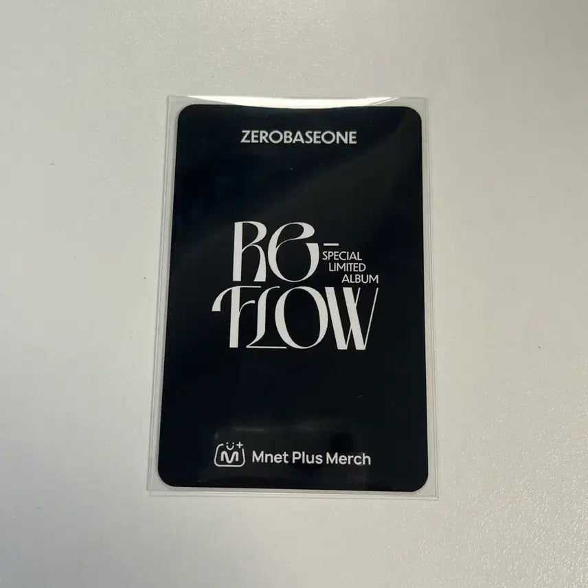 [SOLD OUT] 에눌o )제베원 리플로우 성한빈 엠넷플러스 반지포카 스페셜 앨범 미공포