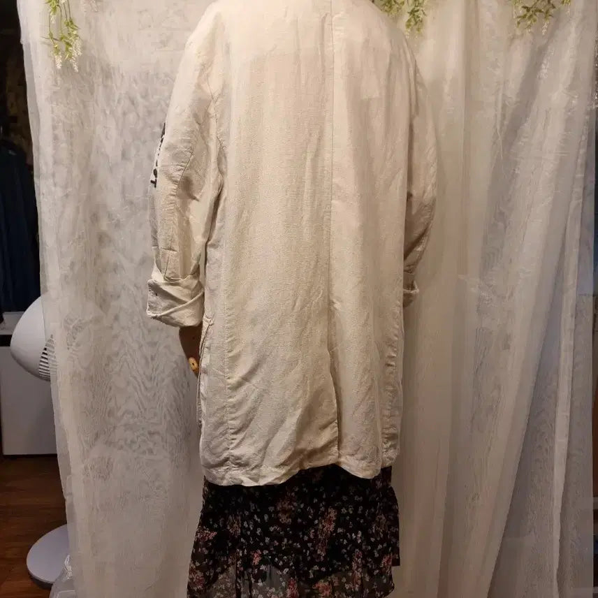 [SOLD OUT] 새옷 M 레이온 린넨 루즈핏 자켓 써스데이아일랜드