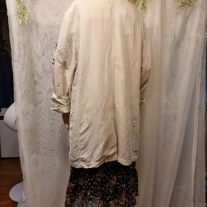 [SOLD OUT] 새옷 M 레이온 린넨 루즈핏 자켓 써스데이아일랜드