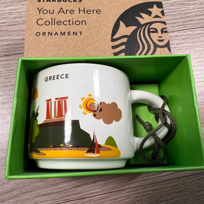 [BUNJANG] Starbucks You Are Here Collection Greece City Cup Espresso Mug / 스타벅스 유아히어 그리스 시티컵 에스프레소잔