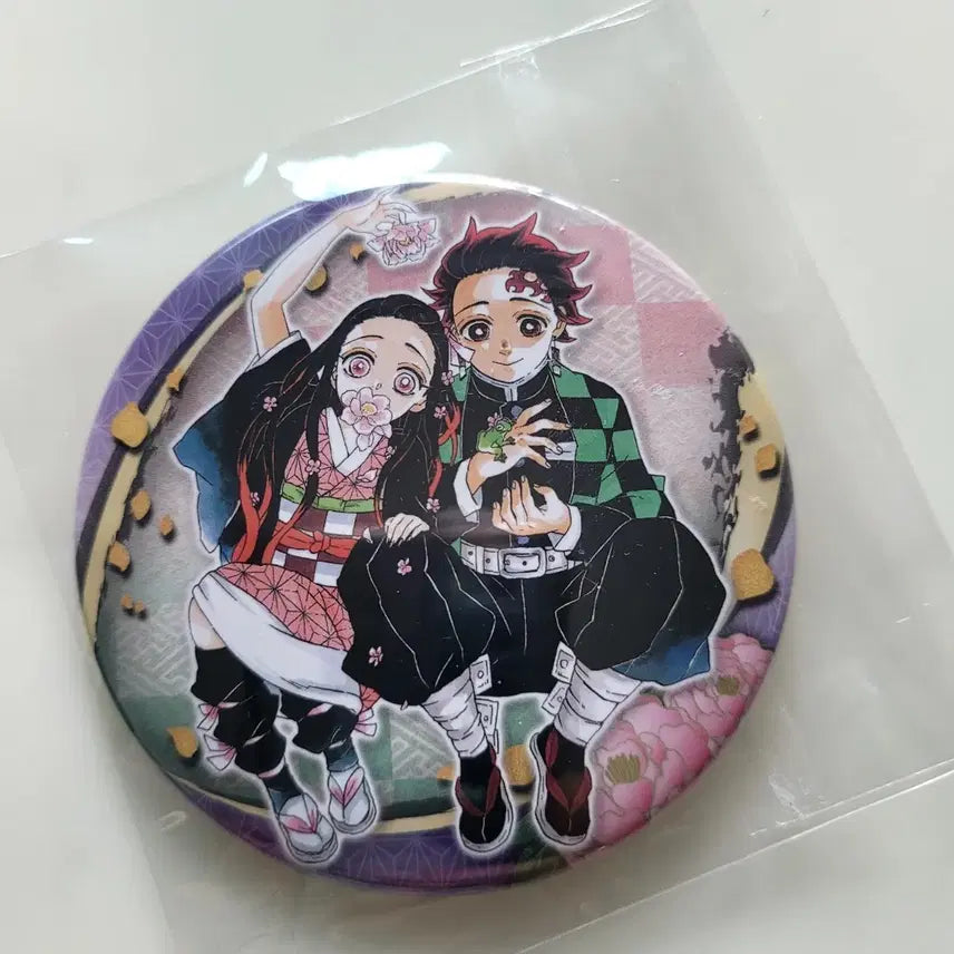 [BUNJANG] Demon Slayer Tanjiro Nezuko Goods Badge / 귀멸의 칼날 탄지로 네즈코 굿즈 뱃지