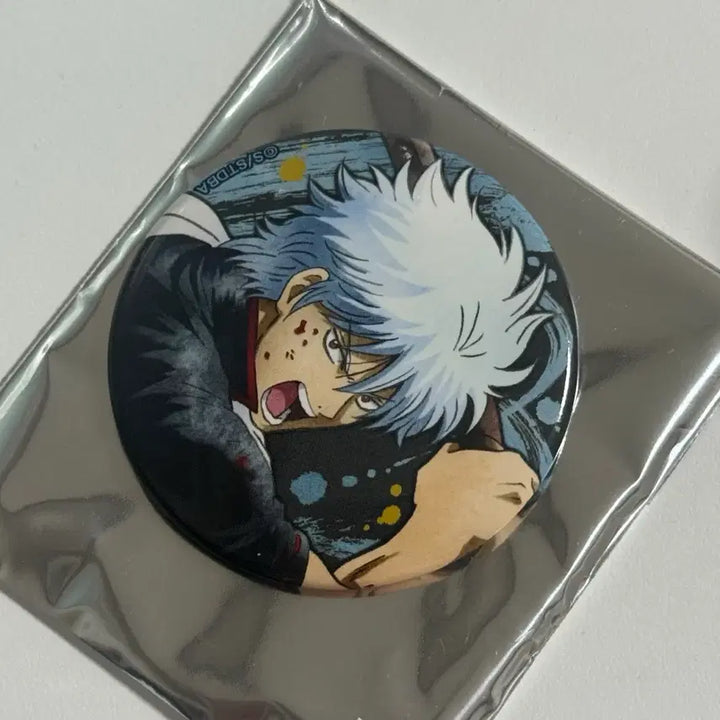[BUNJANG] Gintama Sakata Gintoki Can Badge (Assassination Arc) / 은혼 사카타 긴토키 캔뱃지 새상품 장군암살편 장암