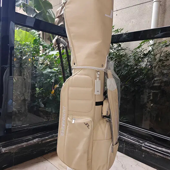 [BUNJANG] Waterproof Wheeled Golf Bag Caddy Bag (Beige) / 방수 바퀴형 골프백 휠캐디백 (베이지)