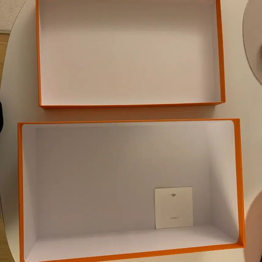 [BUNJANG] Hermès Orange Shoe Box / 에르메스 오렌지 신발 박스(상태 좋아요)