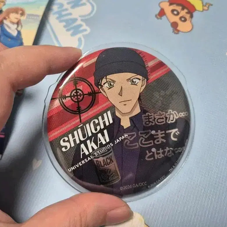 [BUNJANG] Detective Conan USJ Highway Angel Can Badge Akai Shuichi / 명탐정코난  - 하이웨이 타천사 USJ 캔뱃지 / 아카이 슈이치