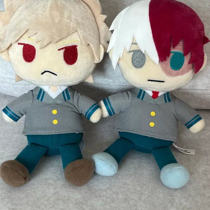 [BUNJANG] My Hero Academia Bakugo Katsuki &amp; Todoroki Shoto Plush Set / 나의히어로아카데미아 히로아카 나히아 바쿠고 카츠키 토도로키 쇼토 누이