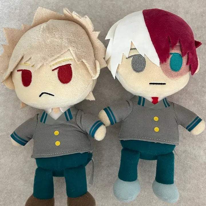 [BUNJANG] My Hero Academia Bakugo Katsuki &amp; Todoroki Shoto Plush Set / 나의히어로아카데미아 히로아카 나히아 바쿠고 카츠키 토도로키 쇼토 누이
