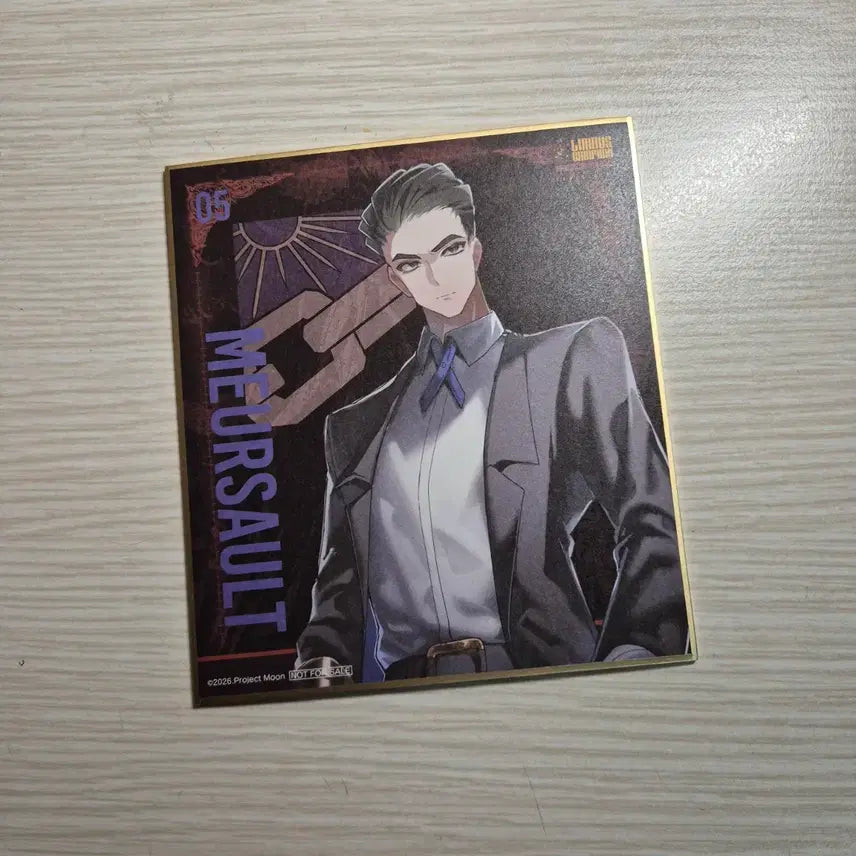 [BUNJANG] Limbus Company Meursault Art Print / 림버스 전시회 뫼르소 색지