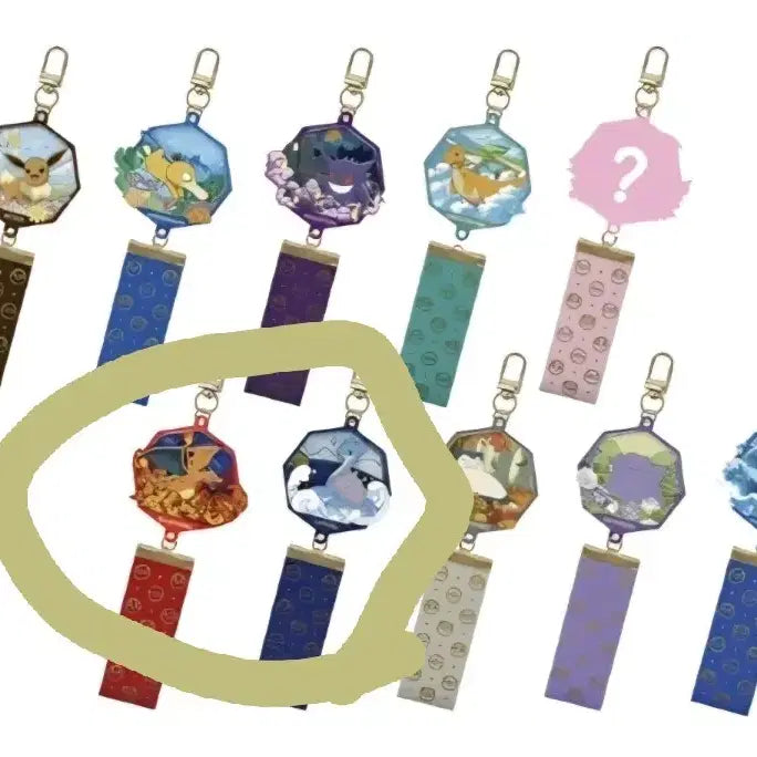 [BUNJANG] Pokemon Diorama 3D Keyring Bundle Set (Lapras, Charizard) / [일괄] 포켓몬 디오라마 입체 키링(라플라스, 리자몽)