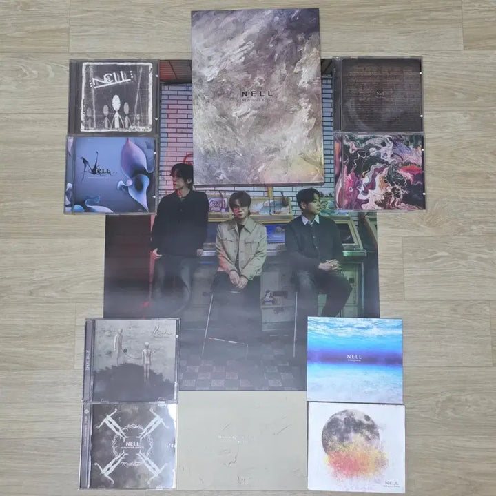 [BUNJANG] NELL Full Album Bundle Set + Annobelir Poster / 넬(NELL) cd 앨범 일괄 + 아노블리어 포스터