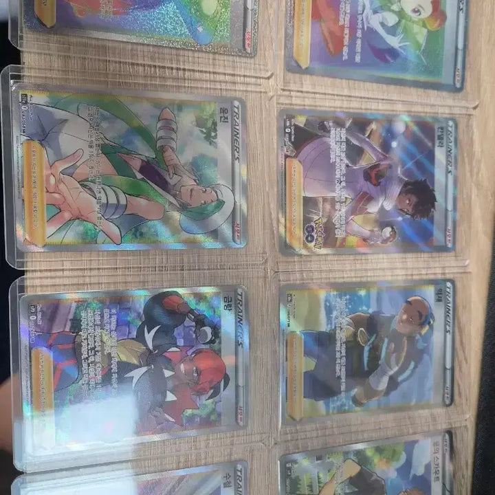 [BUNJANG] Trainer SR, HR Cards (Set of 8) / 트레이너SR,HR